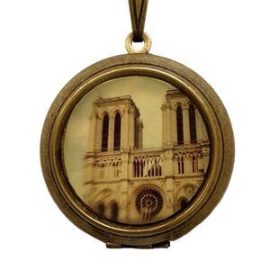 Vintage Gold Locket Necklace